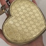 Gucci Bolsa Coração Dourado Infantil 