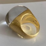 H.Stern - Anel coleção Constanza Pascolato em ouro e cristal de rocha  aro 16