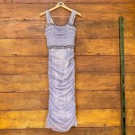 Dolce & Gabbana Vestido Embellished ruched tulle midi dress 40it  36/38br 