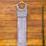 Dolce & Gabbana Vestido Embellished ruched tulle midi dress 40it  36/38br 