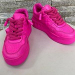  .Valentino  Sneakers Pink Con Borchia 38.5 sola  36.5br